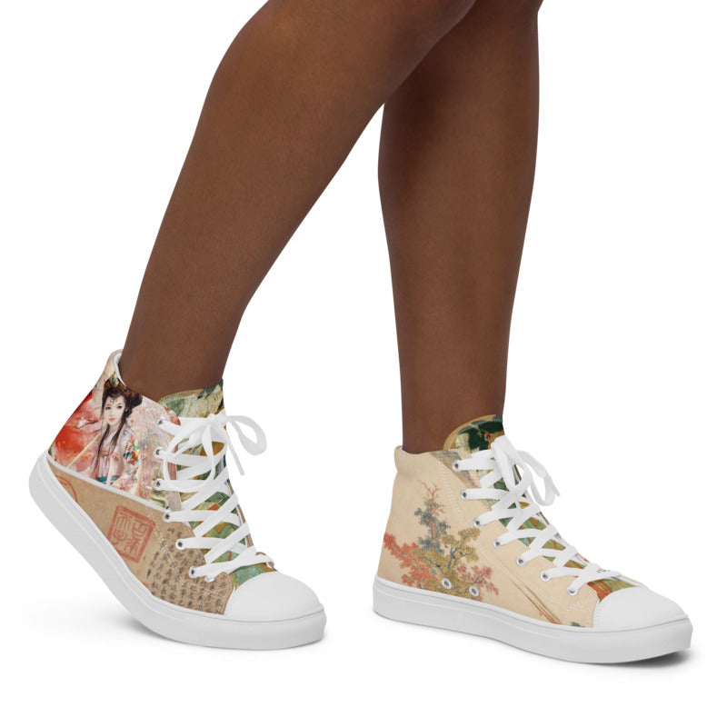 Line CHINA Women’s high top canvas shoes