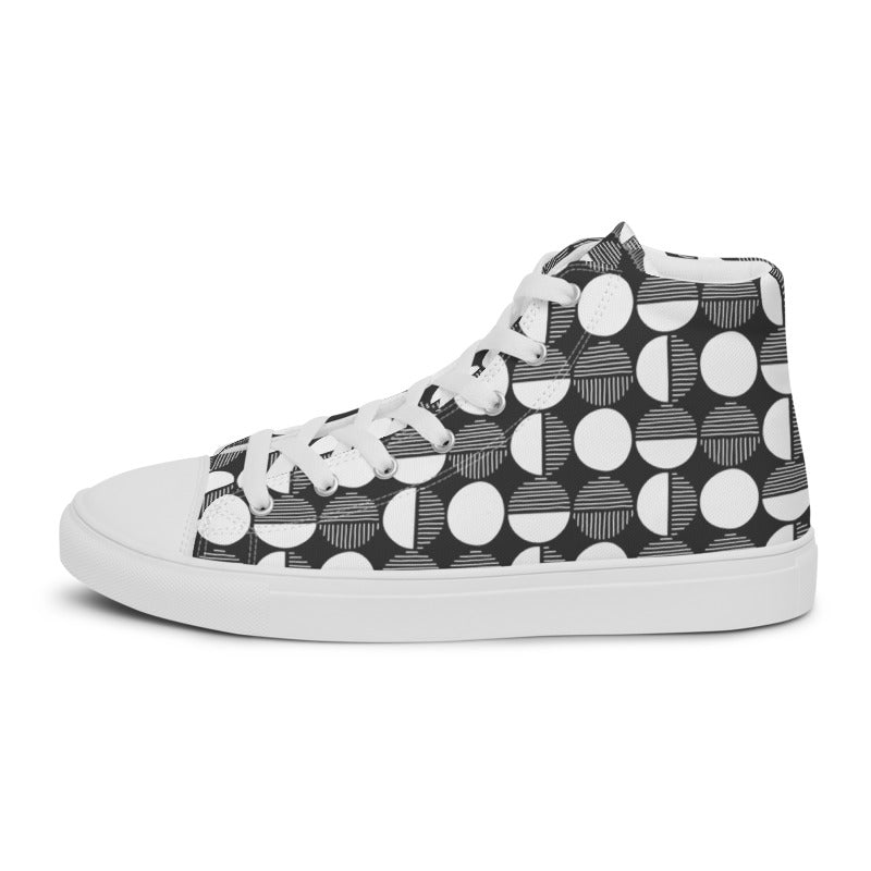 MIIONI Men’s high top canvas shoes