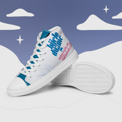 BJIELO DUGME INSPIRATION Unisex high top canvas shoes