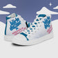 BJIELO DUGME INSPIRATION Unisex high top canvas shoes