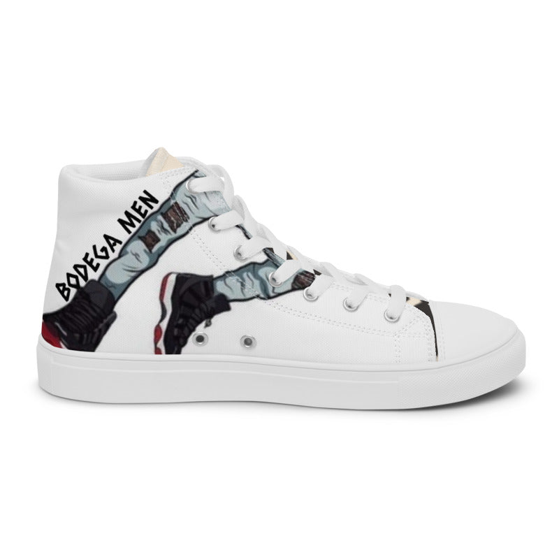 Urban Rap Line Men’s high top canvas shoes