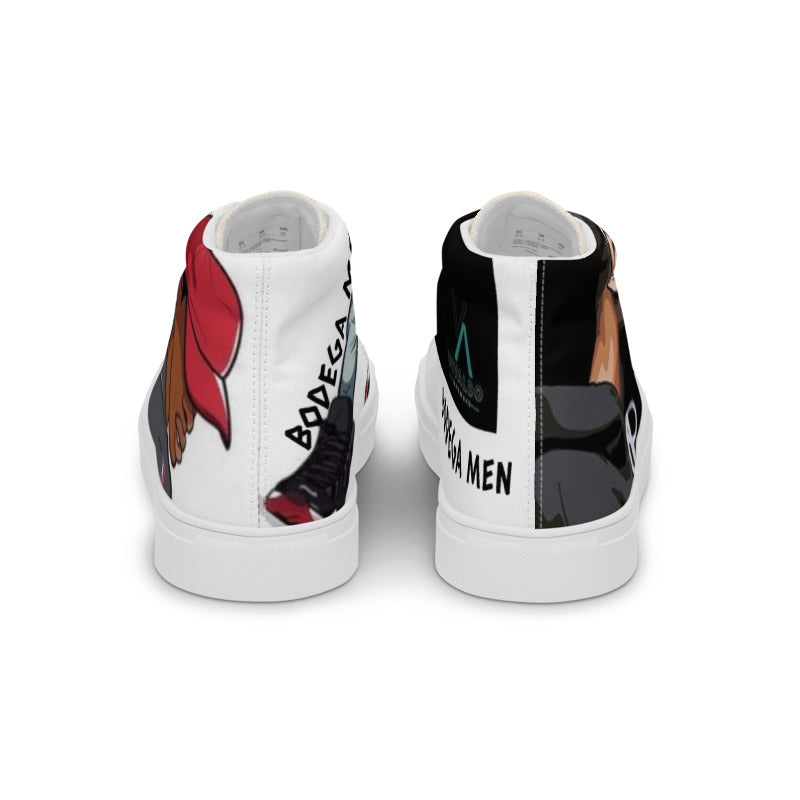 Urban Rap Line Men’s high top canvas shoes