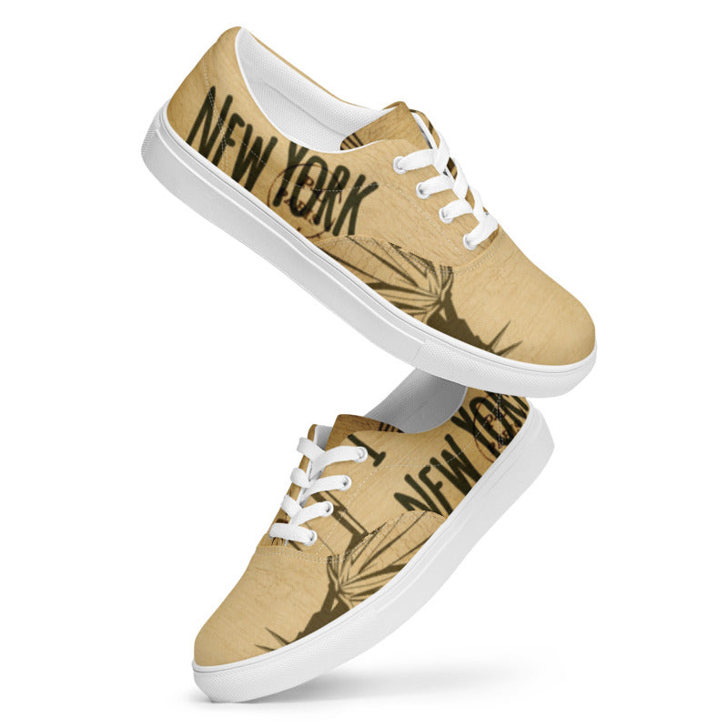 FREE INSPIRATION NYC Unisex  lace-up canvas shoes