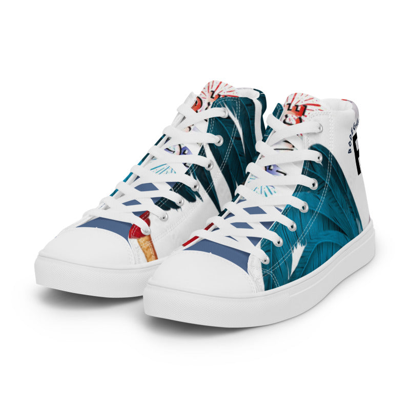 Line Country FRANCE Women’s high top canvas shoes