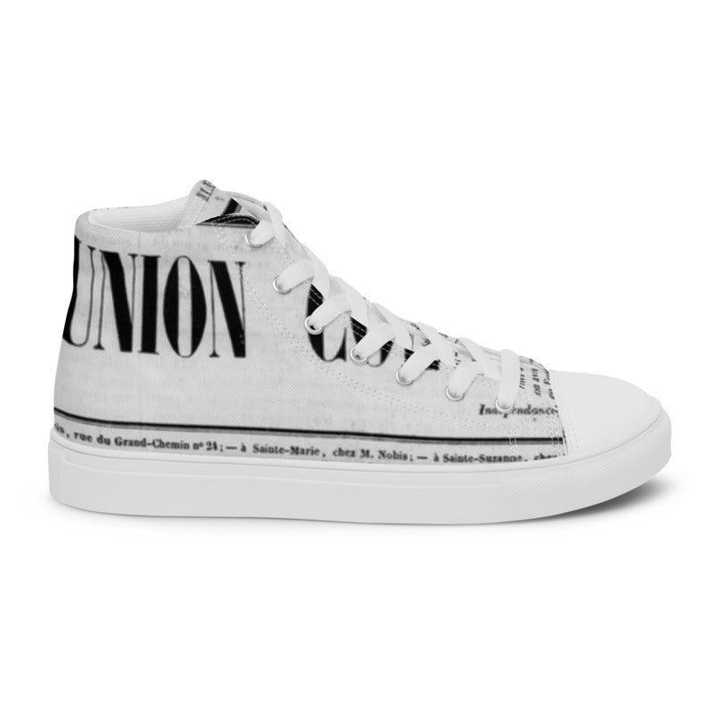 FREE LINE Men’s high top canvas shoes