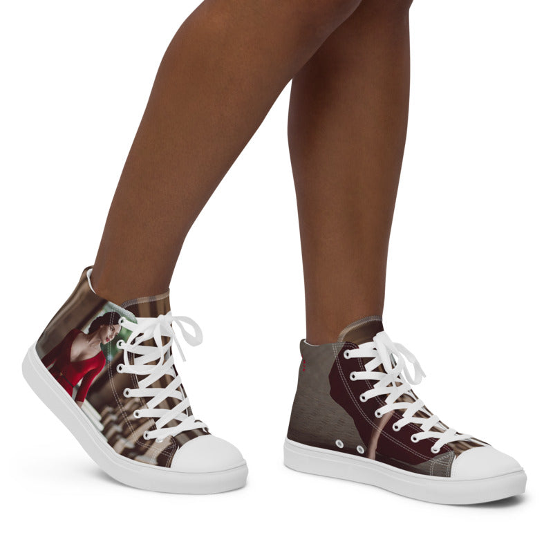 LEDY IN REED Women’s high top canvas shoes