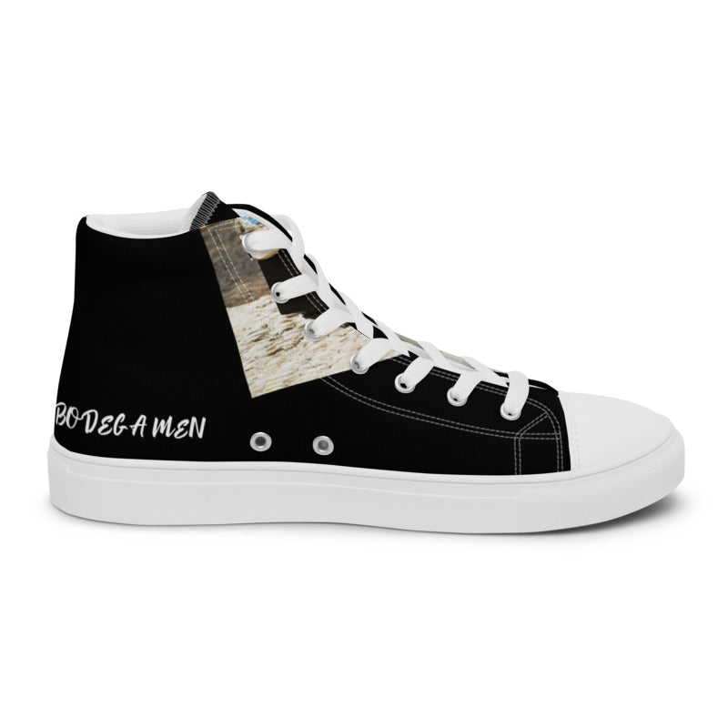 Line WEDDING Men’s high top canvas shoes