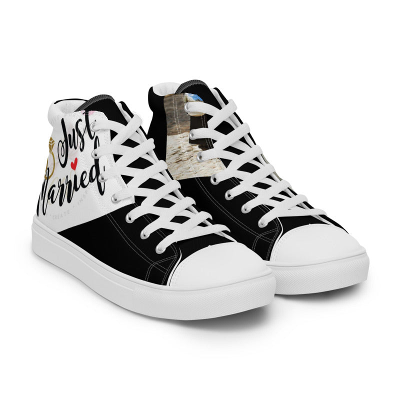 Line WEDDING Men’s high top canvas shoes