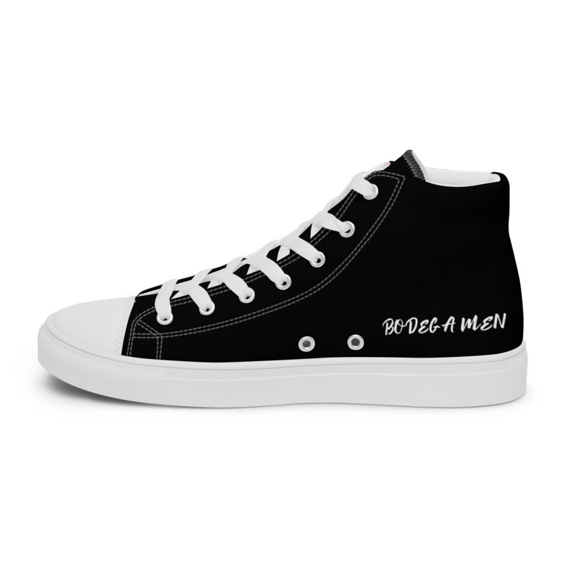 Line WEDDING Men’s high top canvas shoes