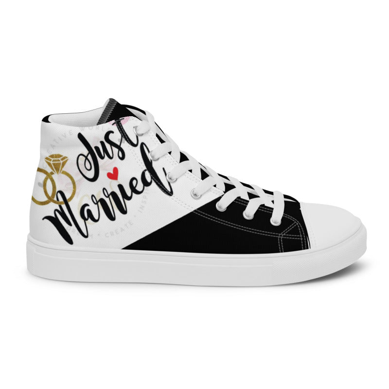 Line WEDDING Men’s high top canvas shoes