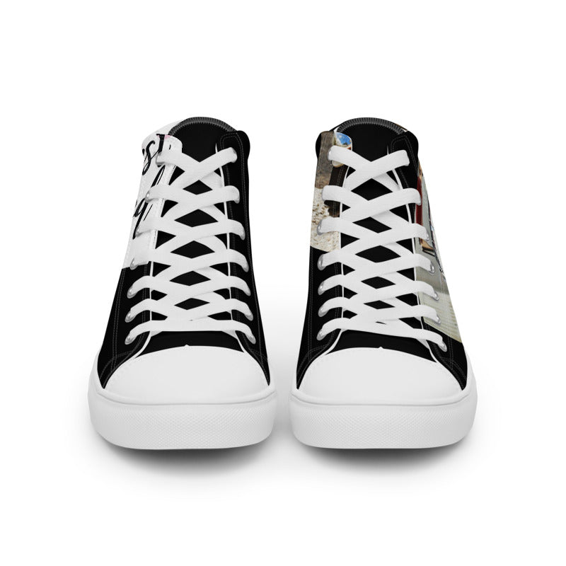 Line WEDDING Men’s high top canvas shoes