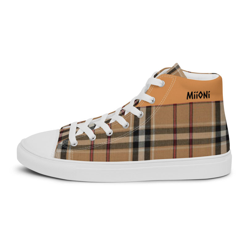 MIIONI Men’s high top canvas shoes