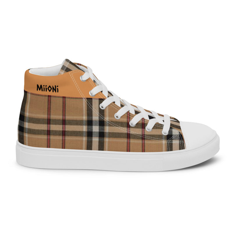 MIIONI Men’s high top canvas shoes