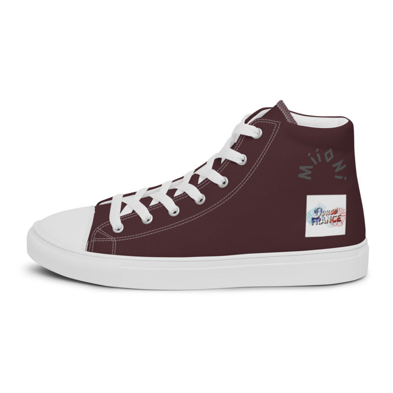 MIIONI Men’s high top canvas shoes