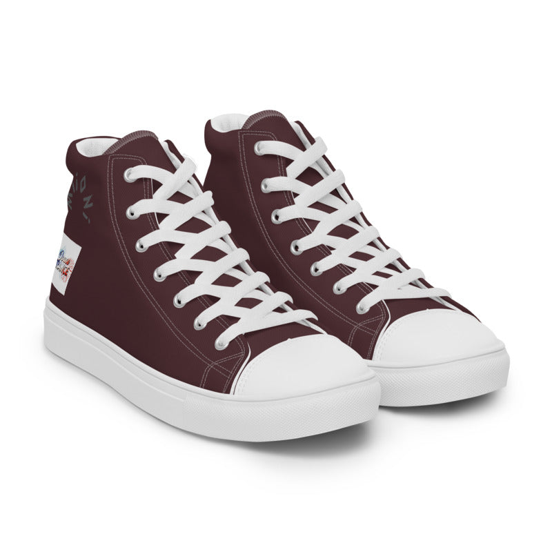 MIIONI Men’s high top canvas shoes