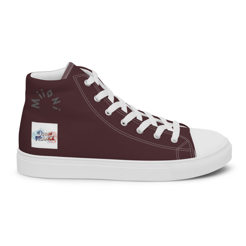 MIIONI Men’s high top canvas shoes