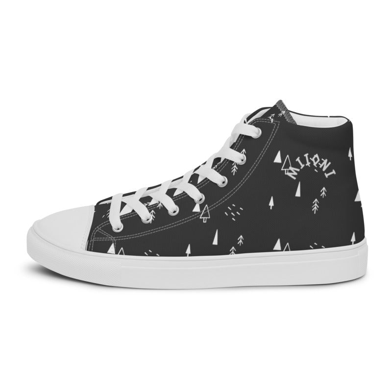 MIIONI Men’s high top canvas shoes