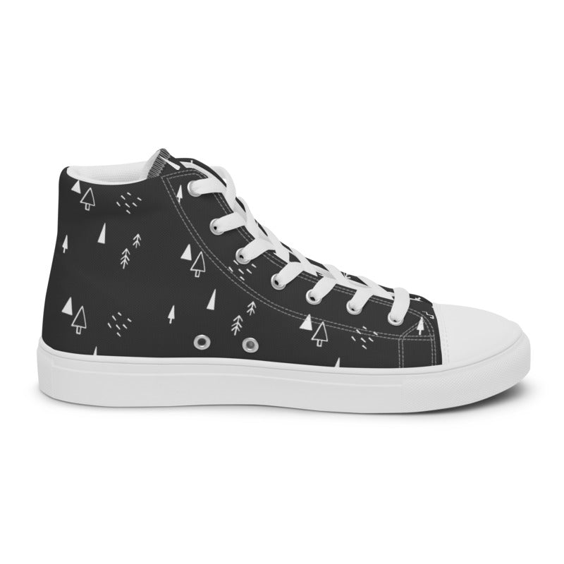 MIIONI Men’s high top canvas shoes