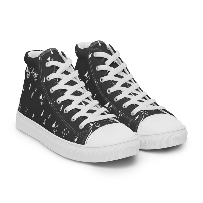 MIIONI Men’s high top canvas shoes