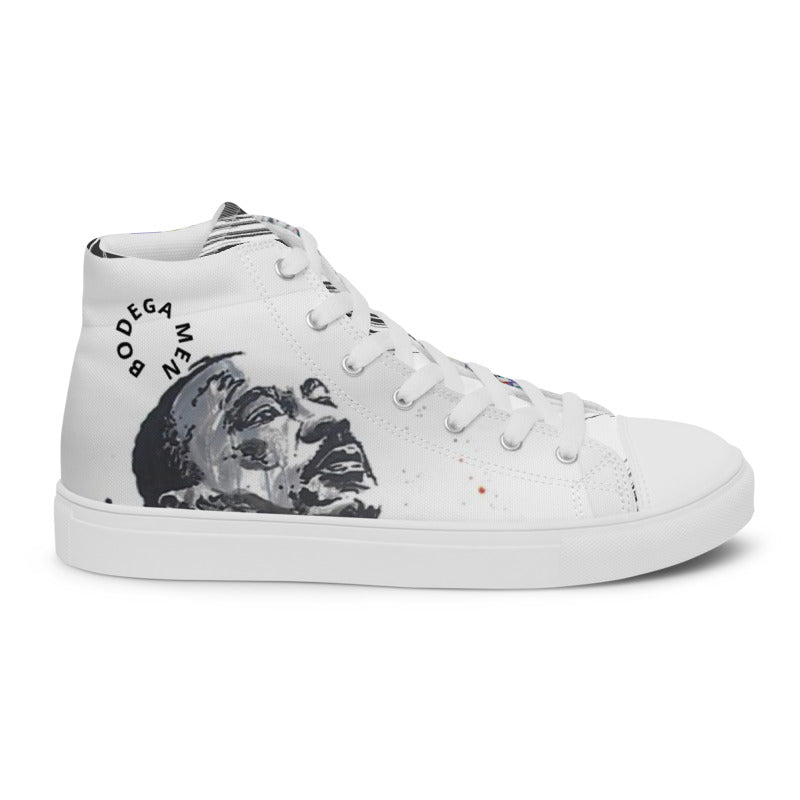 HISTORICAL LINE MLK Men’s high top canvas shoes