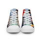 LINE OF WORLD CITIES NYC Men’s high top canvas shoes
