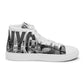 LINE OF WORLD CITIES NYC Men’s high top canvas shoes