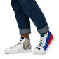 WORLS COUNTRY LINE RUSSIA Men’s high top canvas shoes