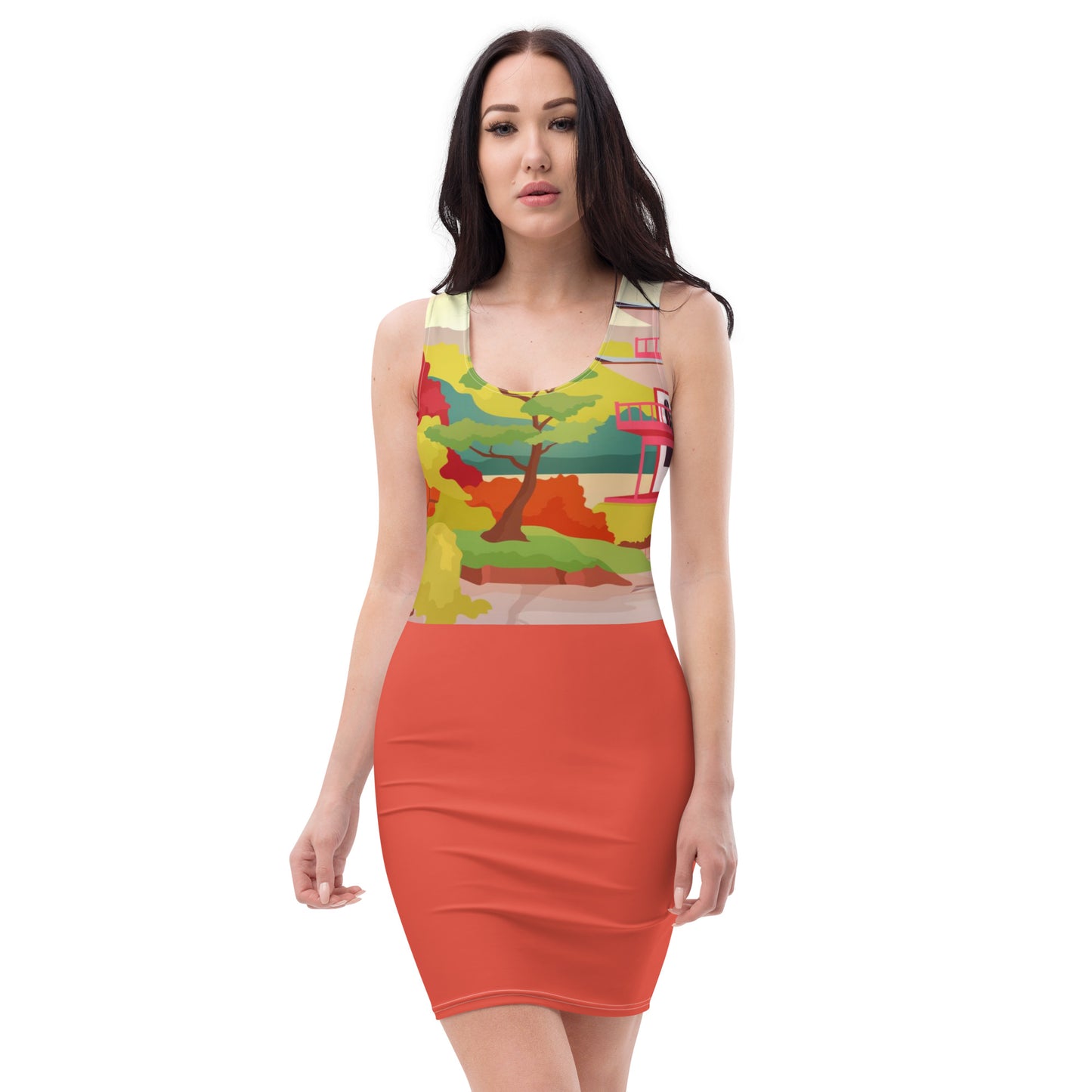 ROBE CHIC Sublimation Cut & Sew Dress