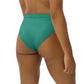 Recycled high-waisted bikini bottom