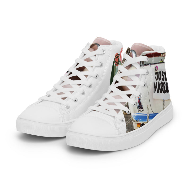 LINE WEDDING Women’s high top canvas shoes