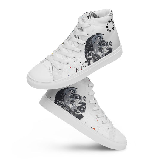 HISTORICAL LINE MLK Men’s high top canvas shoes