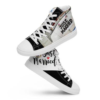 Line WEDDING Men’s high top canvas shoes