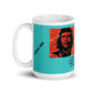 White glossy mug
