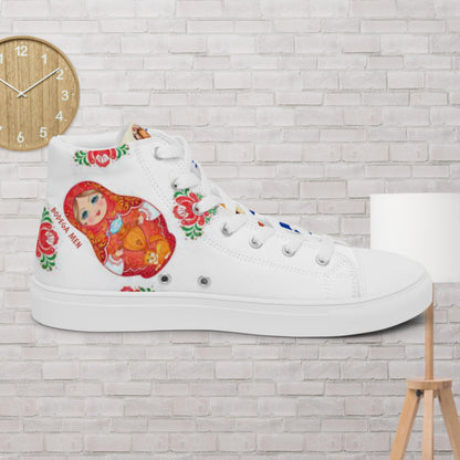 LINE COUNTRIES OF THE WORLD RUSSIA  Women’s high top canvas shoes