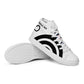Black Line Design Women’s high top canvas shoes