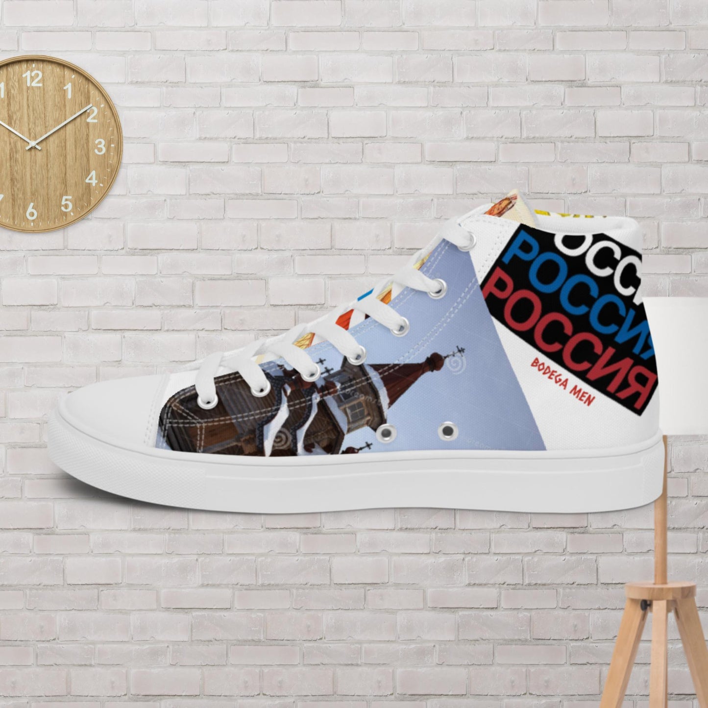 LINE COUNTRIES OF THE WORLD RUSSIA  Women’s high top canvas shoes