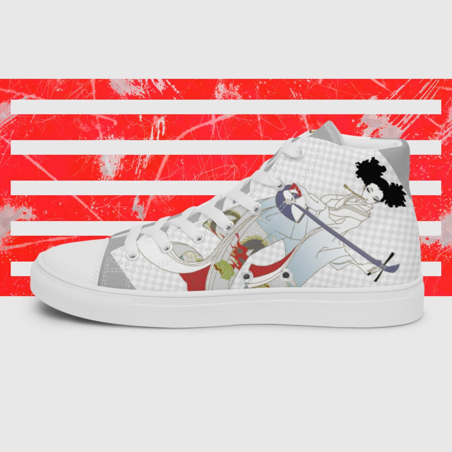 WORLD COUNTRY LINE JAPON Women’s high top canvas shoes